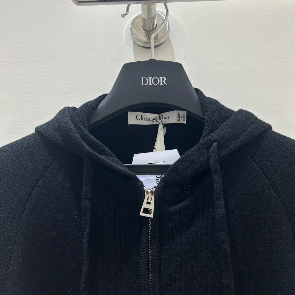 Dior Black Women's Zip-Up Hoodie - Picture 4 of 8